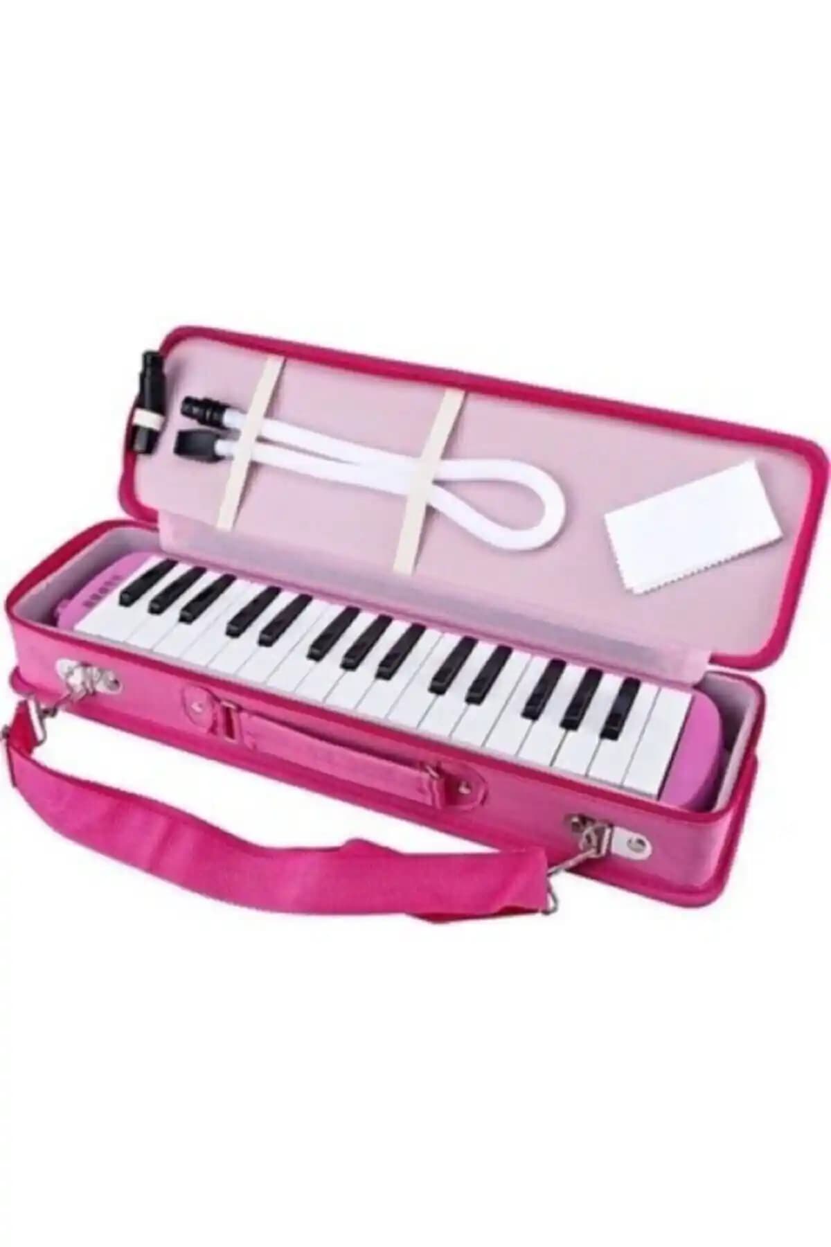 Lino Pembe Çantalı 32 Tuş Melodika ve Midex Ml-32pk Pembe Melodika Seti Karşılaştırması