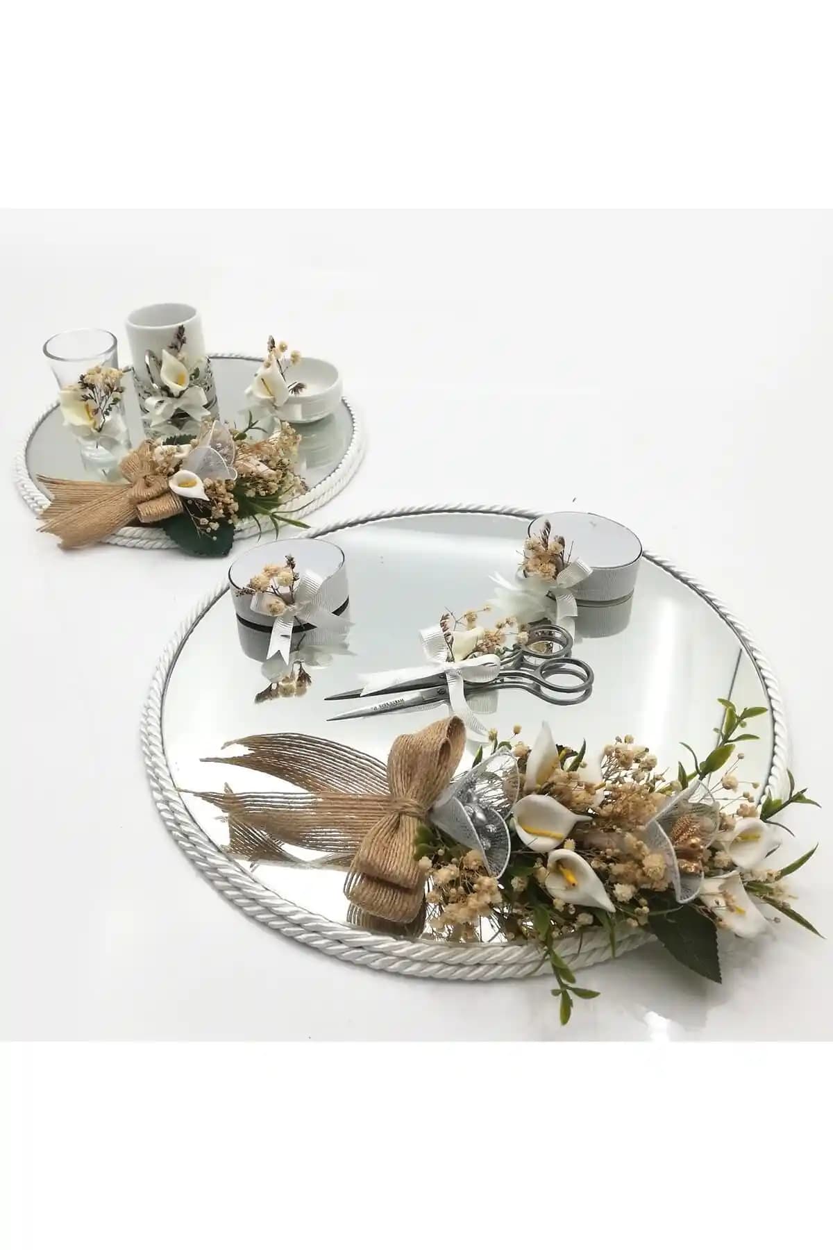 Lora Davet Söz Nişan Tepsisi ve Damat Fincanı Takımı ile Şık ve Fonksiyonel Organizasyonlar