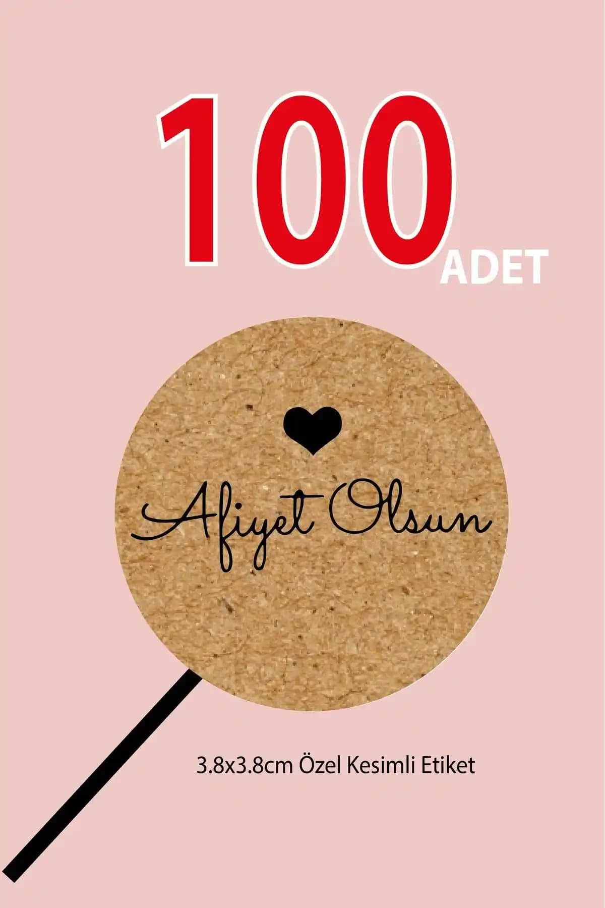 Mutfak Dekorasyonuna Şık ve Doğal Bir Dokunuş: Kuşe Sticker Afiyet Olsun