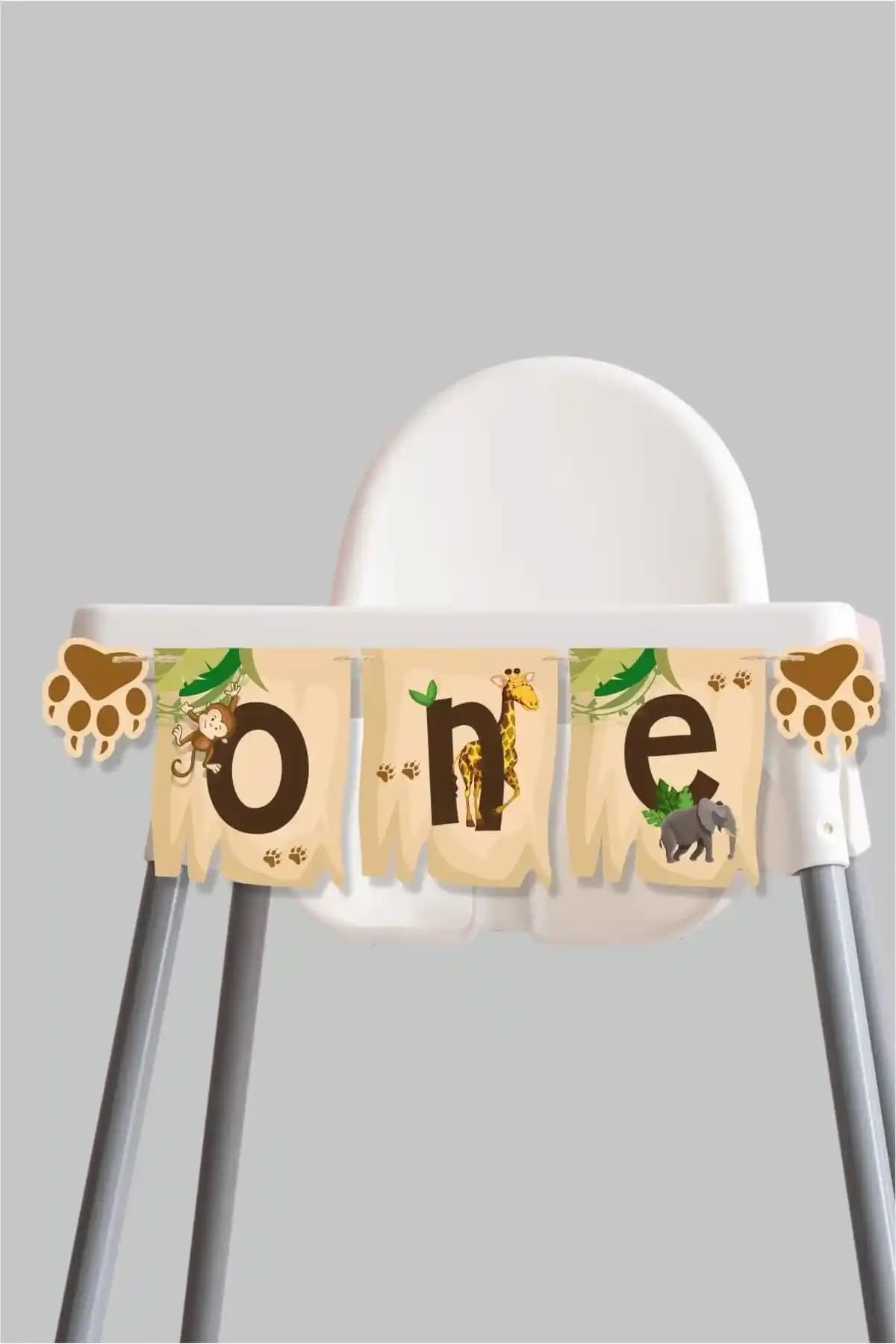 Neşeli Günlerim Safari Konsepti Dekorasyon Ürünleri Çocuk Odası ve Etkinlikler için