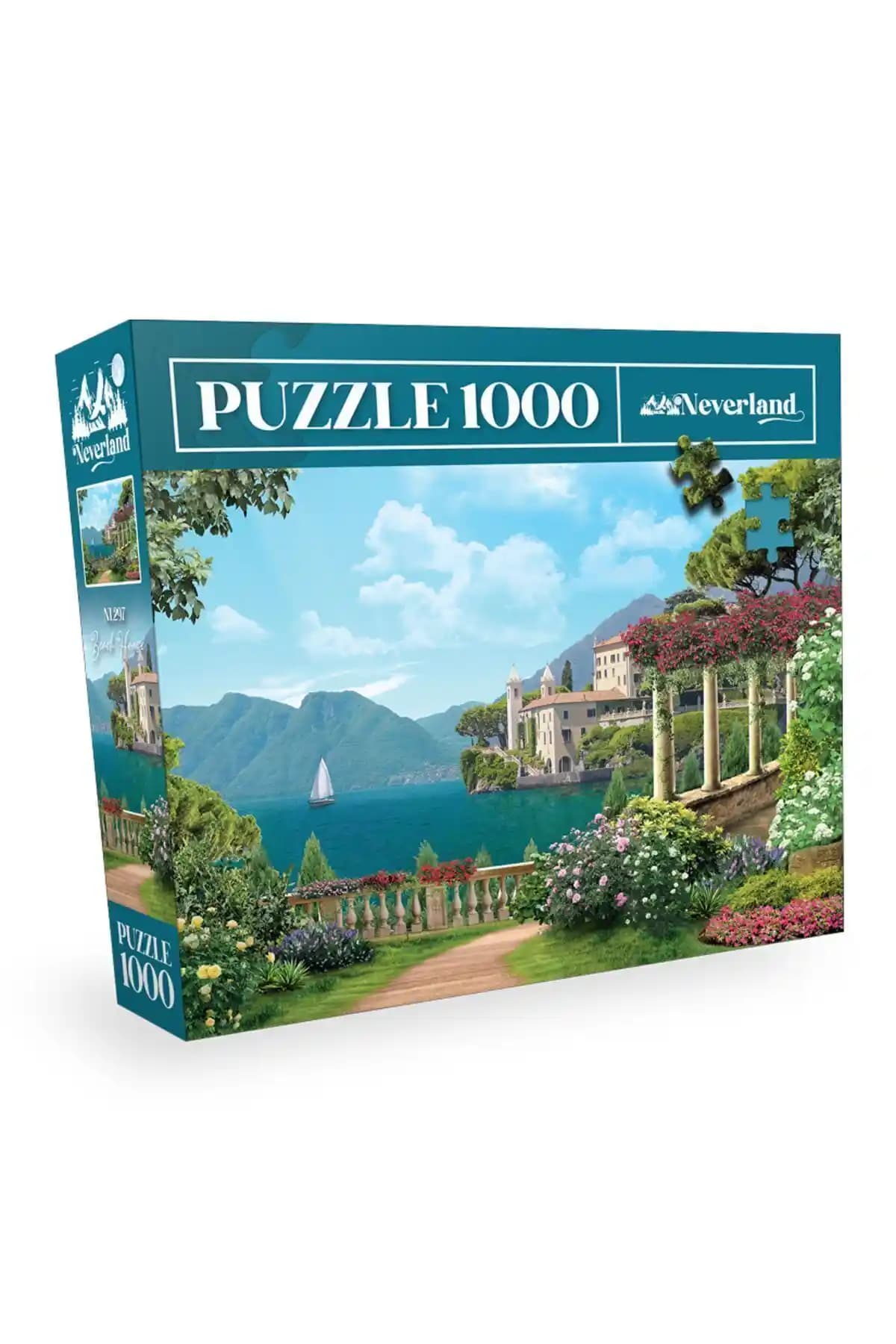 Neverland 1000 Parça Puzzle Beach House - Yetişkinler İçin Detaylı Sahil Temalı Puzzle