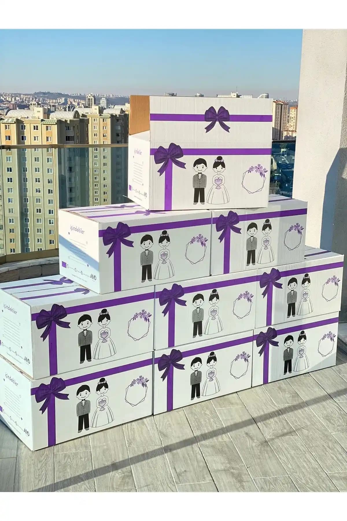 Ponciko Lüks Çeyiz Kolisi: Şık ve Dayanıklı Evlilik Hazırlıkları İçin Tasarlanmış Kutu