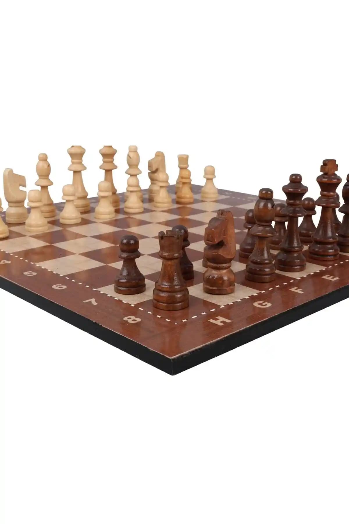 Sera Çantalı Küçük Boy Ahşap Taşlı Satranç Takımı ve Özellikleri