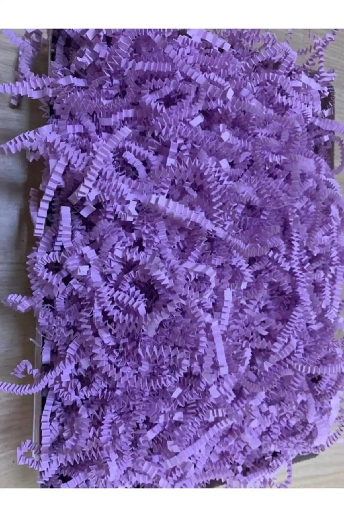 Verahed Kırpık Z Zigzag Lila Pelur Kırpıntı Kağıt - Estetik ve Güvenli Paketleme Malzemesi
