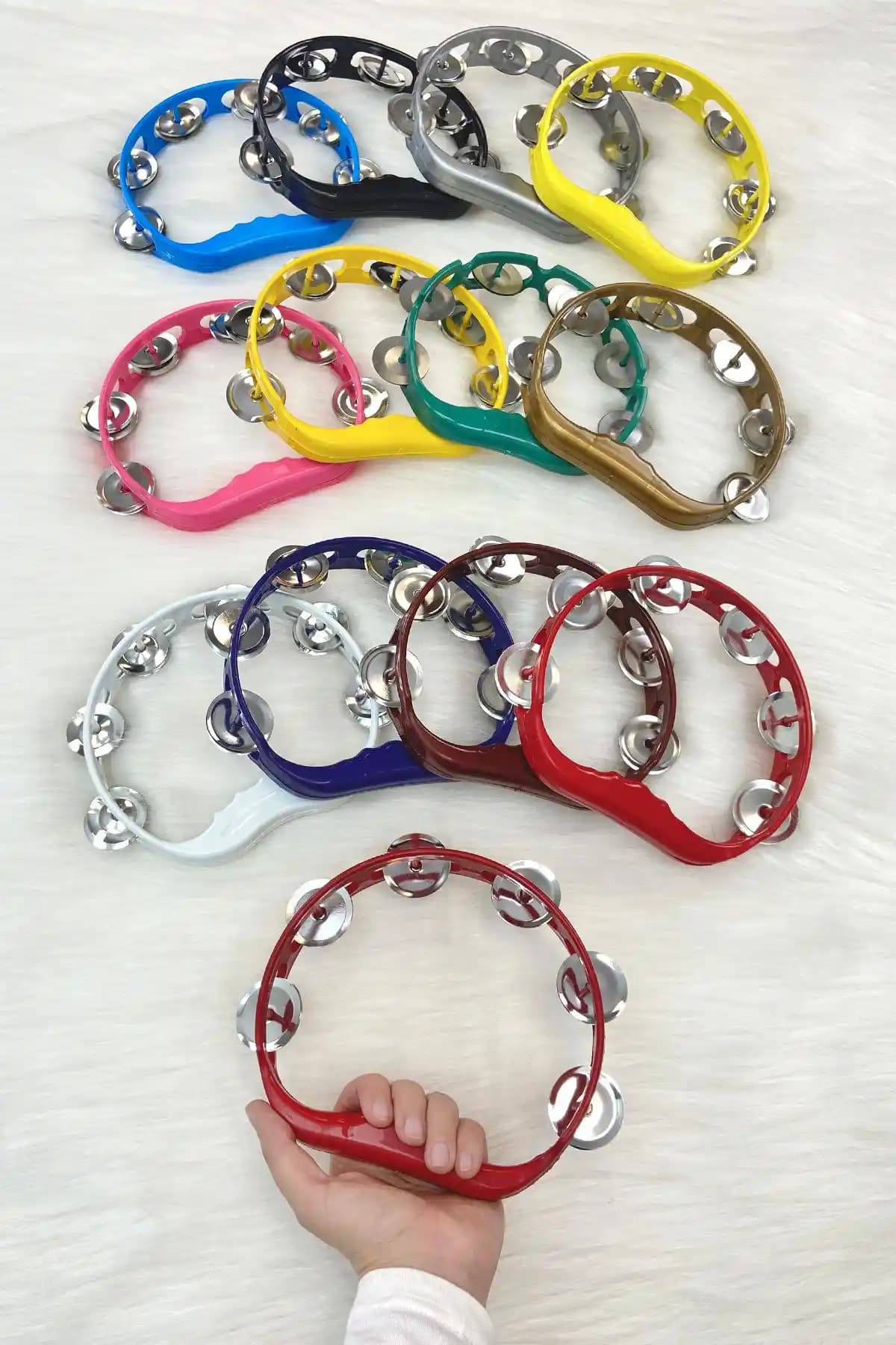 ZEYMERADE Kırmızı Renkli Gelin Nedime Tefi Defi Düğün ve Kutlamalar İçin Estetik ve Dayanıklı Ürünler