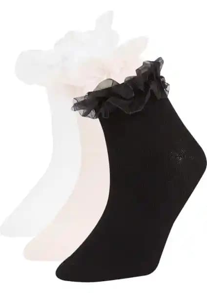 DeFacto Kız Çocuk Patik Çorapları Karşılaştırması 3'lü ve 5'li Setler