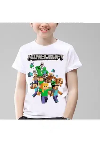 Minecraft Temalı Çocuk Tişörtleri Karşılaştırması: TakeTshirt ve Creeper Baskılı Modellerin Özellikleri