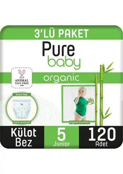 Pure Baby Organik Bambu Özlü Külot Bezleri Karşılaştırması 3'lü ve 4'lü Paketler