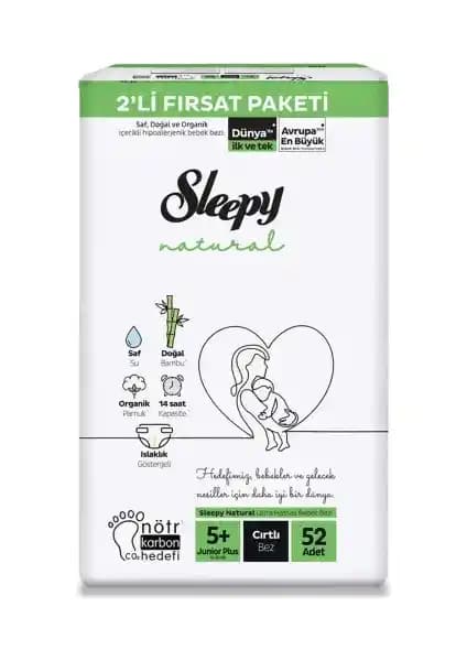 Sleepy Bebek Bezi Natural 5+ ve Avantajlı Paket Bebek Bezi 5 Numara Karşılaştırması