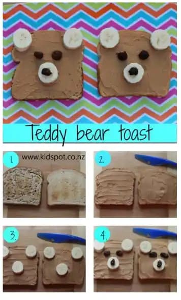 Teddy Bear Toast: Çocuklar İçin Sağlıklı ve Eğlenceli Atıştırmalık Tarifleri