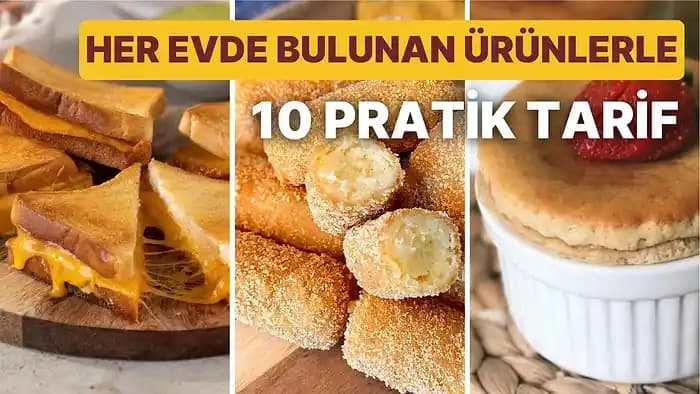 Evdeki Malzemelerle Çeşitli ve Pratik Yemekler Hazırlama Yöntemleri