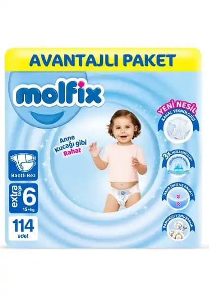 Molfix Bebek Bezi 6 Beden Karşılaştırması: Extra Large ve Ultra Fırsat Paketleri