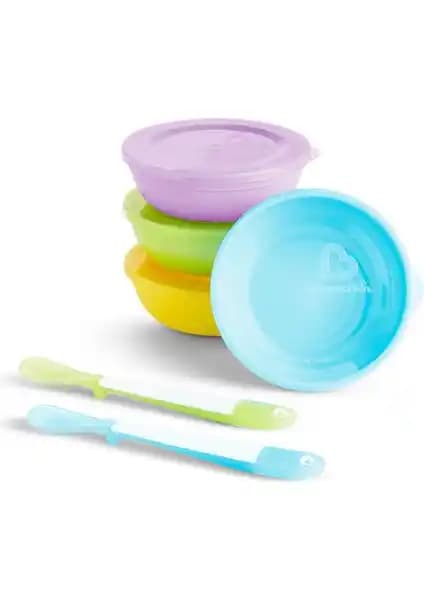 Munchkin Çocuk Beslenme Setleri Karşılaştırması: Kapaklı Kase ve Sıçrama Engelleyici Setler