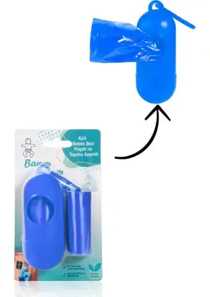 Bamm Bamm Bebek Bezi Çöp Poşeti ve Taşıma Çantası Seti Güvenilir ve Pratik Kullanım İçin