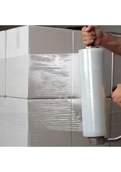 Center Ambalaj Palet Streç Film 23 Mikron 50 cm x 200 metre yüksek dayanıklılık ve kullanım kolaylığı ile lojistik çözümleri