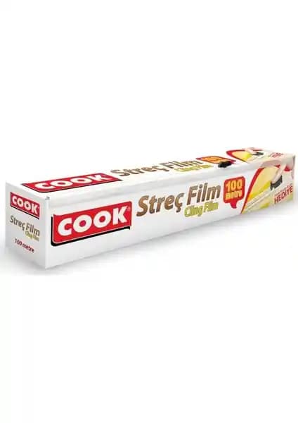 Cook Streç Film 30 cm x 100 M ve Kayar Bıçak ile Mutfakta Pratik ve Güvenli Kullanım