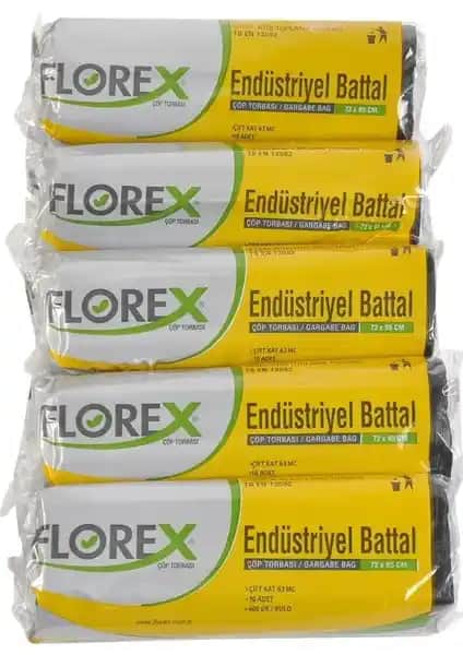 Endüstriyel Siyah Çöp Torbası 72x95 cm Güçlü ve Dayanıklı Temizlik Çözümü