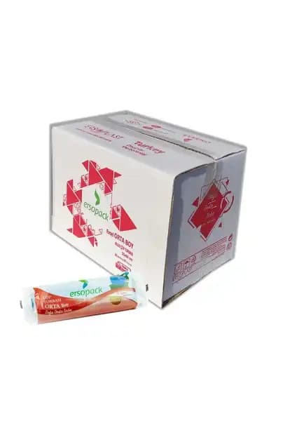 Ersopack Evsel Orta Boy Çöp Torbası 50 Litre Dayanıklı ve Çevre Dostu Ürün