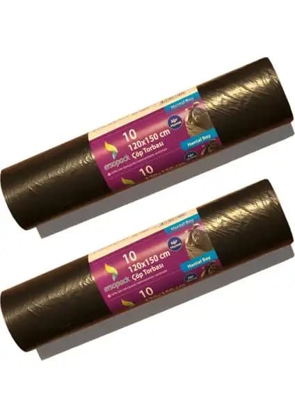 Ersopack Hantal Boy Çöp Poşeti 120x150 cm Güvenilir ve Çevre Dostu Temizlik Çözümü