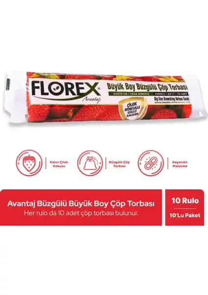 Florex Avantaj Seri Çilek Kokulu Büyük Boy Çöp Poşeti Detaylı İnceleme ve Kullanım İpuçları