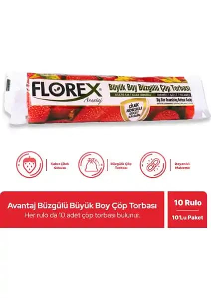 Florex Avantaj Seri Çilek Kokulu Büyük Boy Çöp Poşeti Detaylı İnceleme ve Kullanım İpuçları