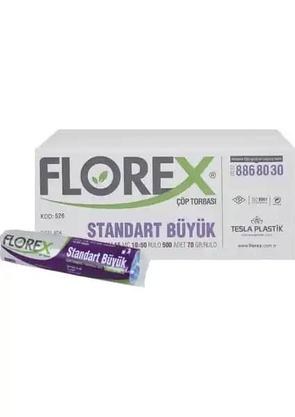 Florex Standart Büyük Boy Mavi Çöp Poşeti: Dayanıklı ve Ekonomik Temizlik Çözümü