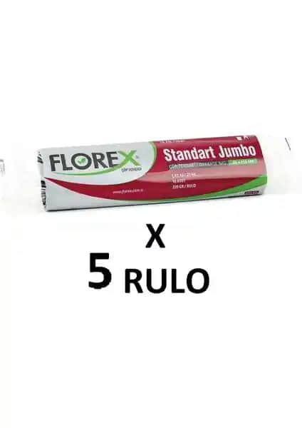 Florex Standart Jumbo Boy Siyah Çöp Poşeti: Dayanıklı ve Geniş Kullanım Alanları İçin Ideal