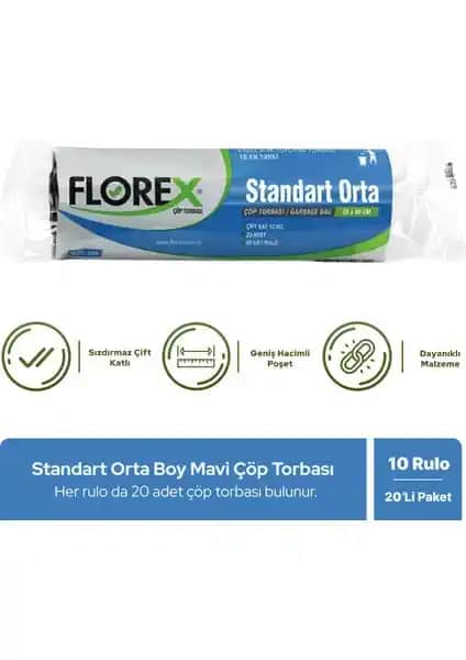 Florex Standart Orta Boy Mavi Çöp Poşeti İncelemesi ve Kullanım Tavsiyeleri