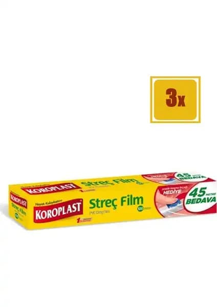 Koroplast 3'lü Streç Film Kesme Bıçağı Seti Uzun Ömürlü ve Hijyenik Kullanım İçin