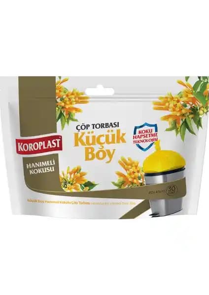 Koroplast Hanımeli Kokulu Küçük Boy Çöp Poşeti ile Temizlikte Ferahlık ve Estetik Sağlayın