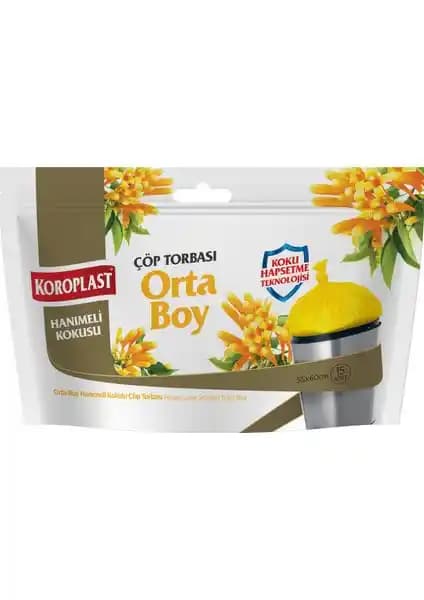Koroplast Hanımeli Kokulu Orta Boy Çöp Poşeti ile Temizlikte Konfor ve Hijyen Artışı