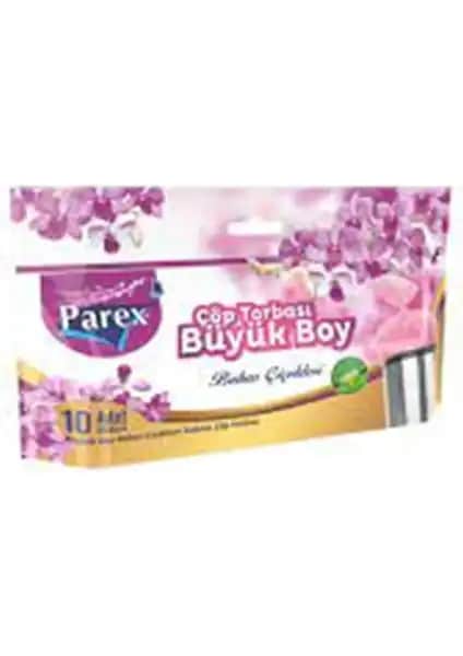 Parex Premium Büyük Boy Çöp Poşeti Bahar Çiçekleri Tasarımıyla Pratik ve Dayanıklı