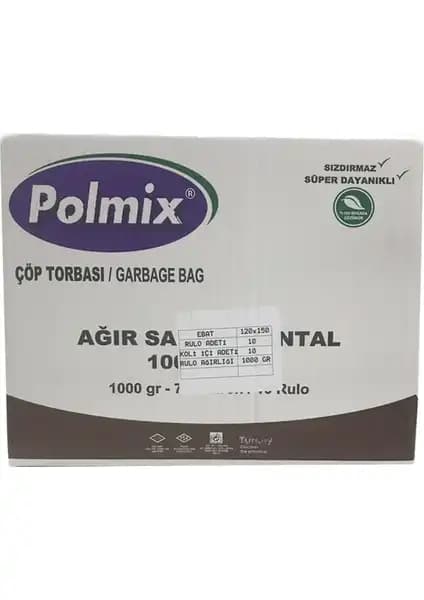 Polmix Ağır Hantal Çöp Torbası Endüstriyel ve Büyük Hacimli Atıklar İçin Güvenli Çözüm
