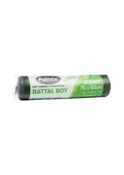 Polmix Battal Boy Çöp Poşeti 140 GR Dayanıklılık ve Güvenilirlik Sağlayan Temizlik Malzemesi