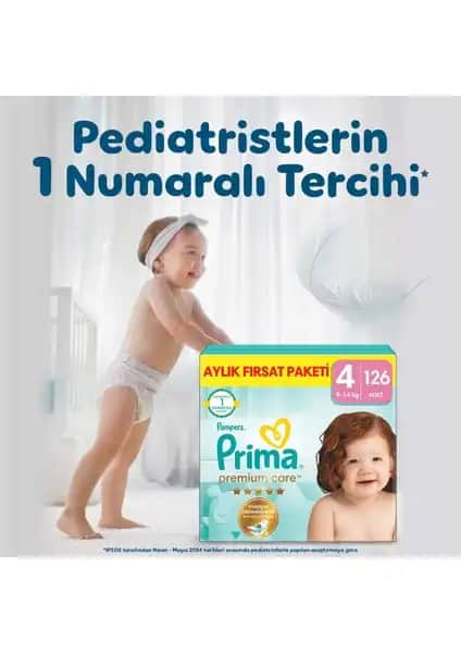 Prima Bebek Bezi Premium Care 4 Numara: Güvenilir ve Konforlu Bebek Bezi Seçenekleri