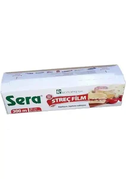 Sera Streç Film 30x300 8 Mikron Dayanıklı ve Güvenilir Gıda Ambalaj Malzemesi