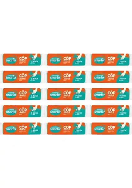 Smarter 15 Litre Büyük Boy Çöp Torbası - Dayanıklı ve Pratik Atık Yönetimi Çözümü