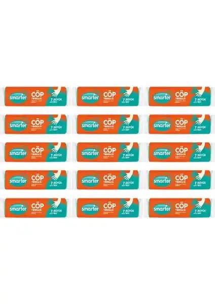 Smarter 15 Litre Büyük Boy Çöp Torbası - Dayanıklı ve Pratik Atık Yönetimi Çözümü