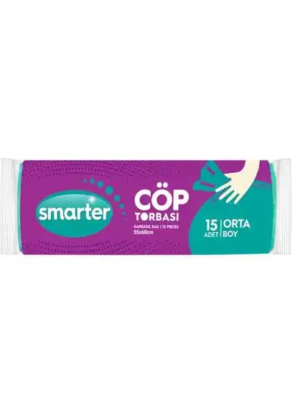 Smarter Orta Boy Çöp Torbası: Dayanıklı ve Çevre Dostu Hijyen Çözümü
