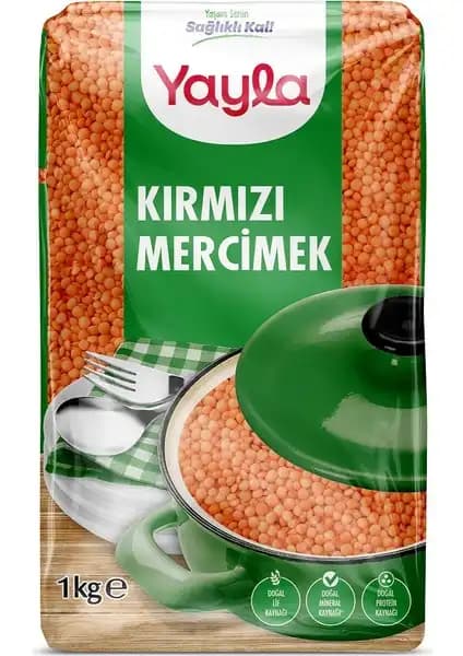 Yayla Kırmızı Mercimek 1 Kg: Sağlıklı ve Lezzetli Bakliyat Seçeneği
