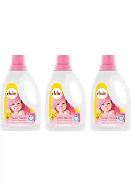 Dalin Bahar Ninnisi Sıvı Çamaşır Yumuşatıcı: Bebek ve Hassas Cilt İçin 3’lü Set, Papatya