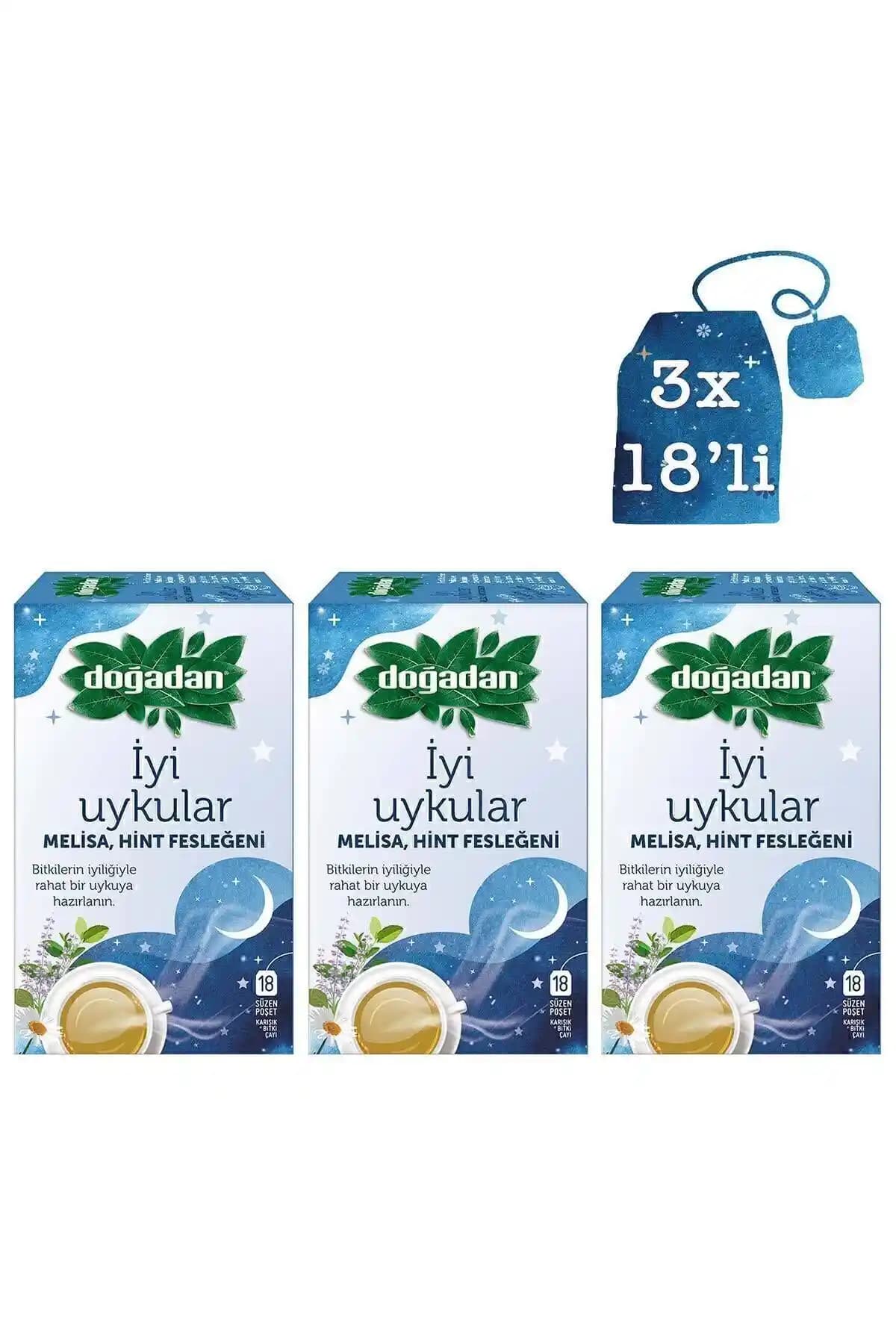 Doğadan Iyi Uykular Çayı Melisa ve Hint Fesleğeni Bardak Poşetlerle Rahatlatıcı Akşam Rutini