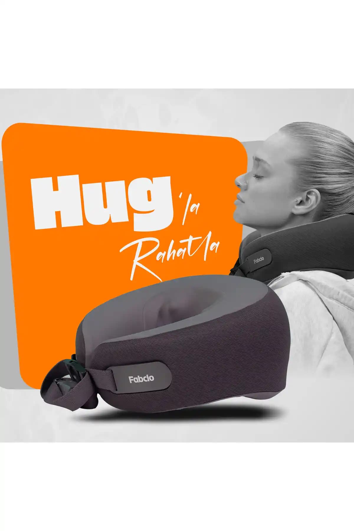 Fabcio Hug Isıtmalı Omuz ve Boyun Shiatsu Masaj Yastığı Taşınabilir Konfor ve Isıtma