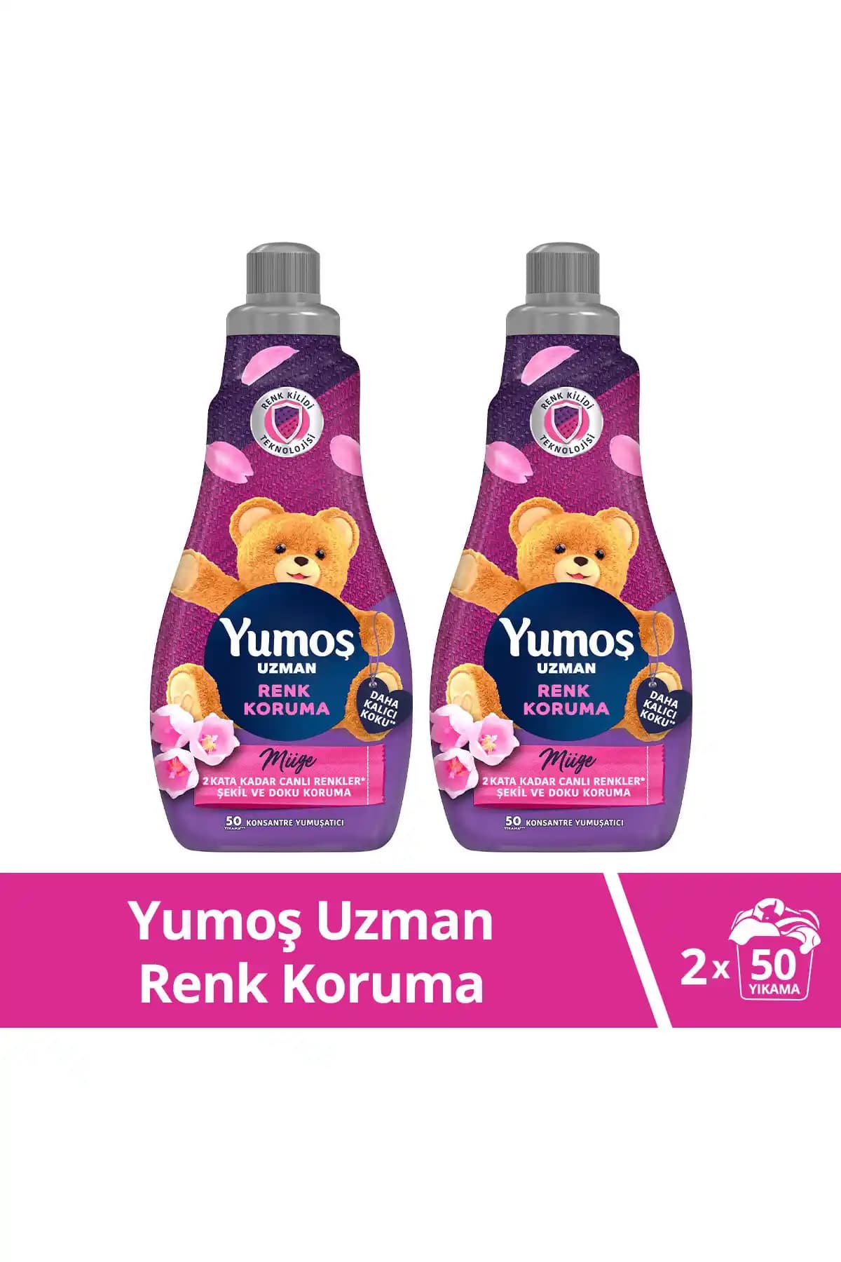 Renkleri Canlı Tutmak için Konsantre Formül: Yumoş Uzman Renk Koruma Yumuşatıcı