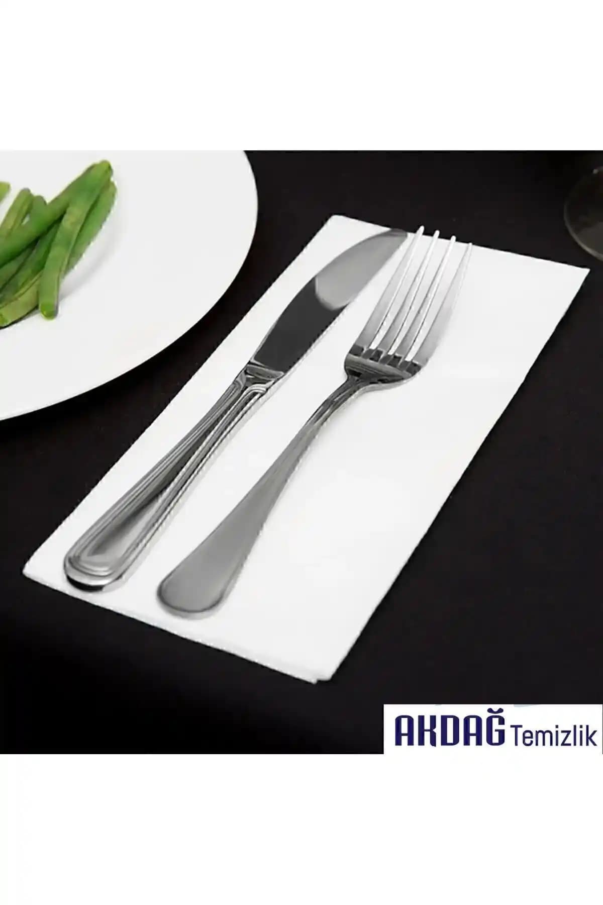 AKDAG TEMİZLİK 33x33 Çift Katlı Desenli Peçete - Şık ve Dayanıklı Masa Dekorasyonu