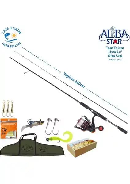 AlbaStar Tam Takım Usta LRF Olta Seti: Çok Amaçlı Tatlı ve Tuzlu Su Balıkçılığı İçin