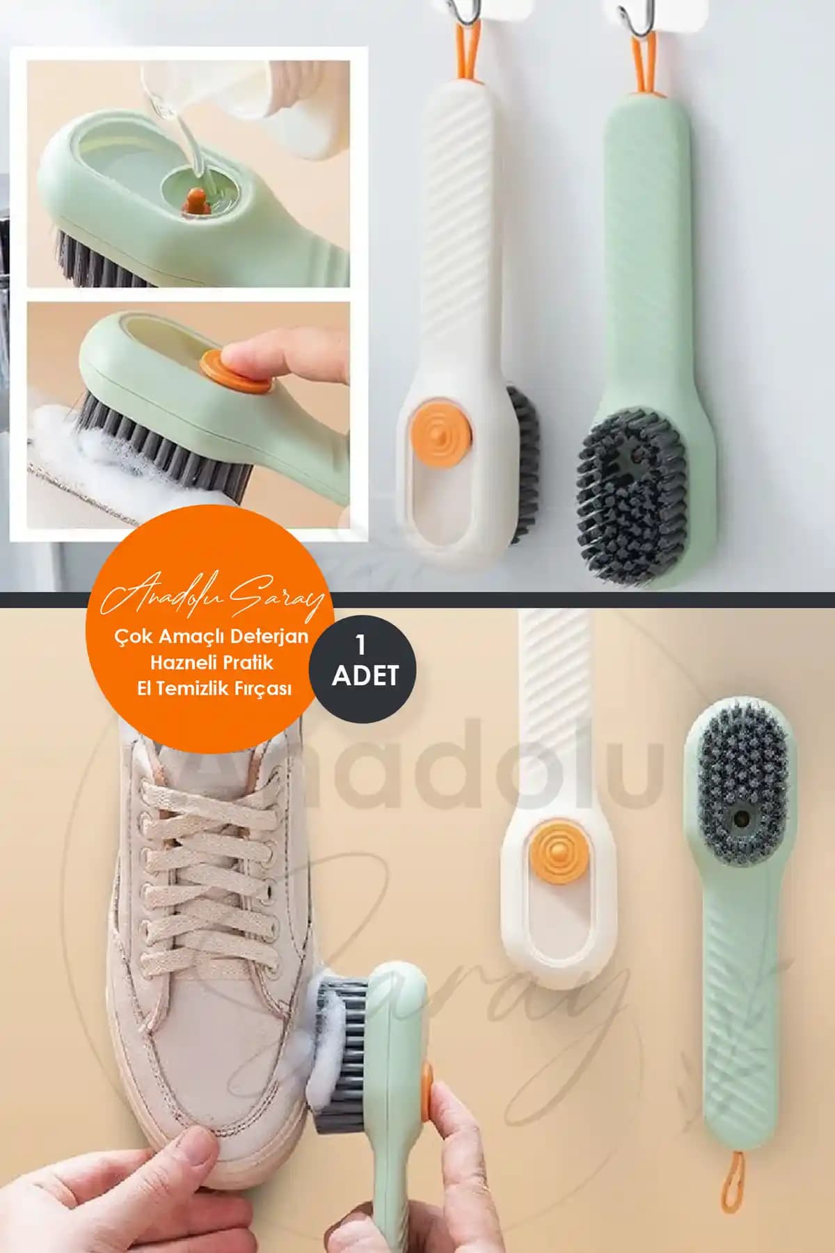 Anadolu Saray Çok Amaçlı Deterjan Hazneli Temizlik Fırçası Ürün İncelemesi ve Kullanım Avantajları