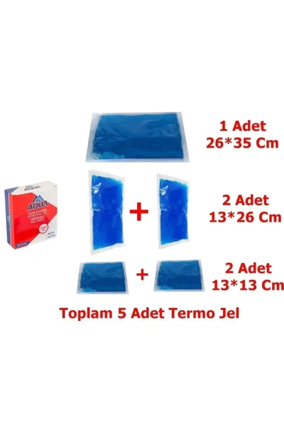 Aqua Cold Pack Çok Fonksiyonlu Sıcak ve Soğuk Jel Kompres Seti Türkiye Üretimi