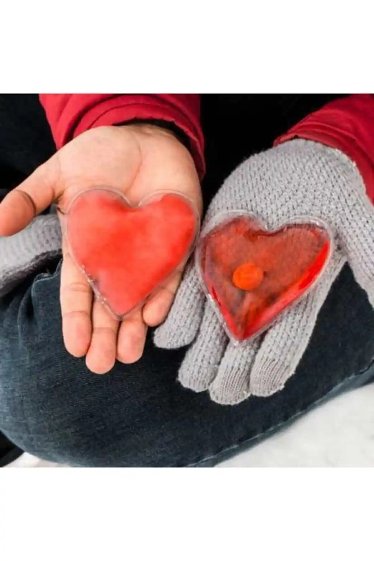 Ars Shopping Kırmızı Kalpli El Isıtıcısı: Şık ve Pratik Taşınabilir Sıcaklık Kaynağı