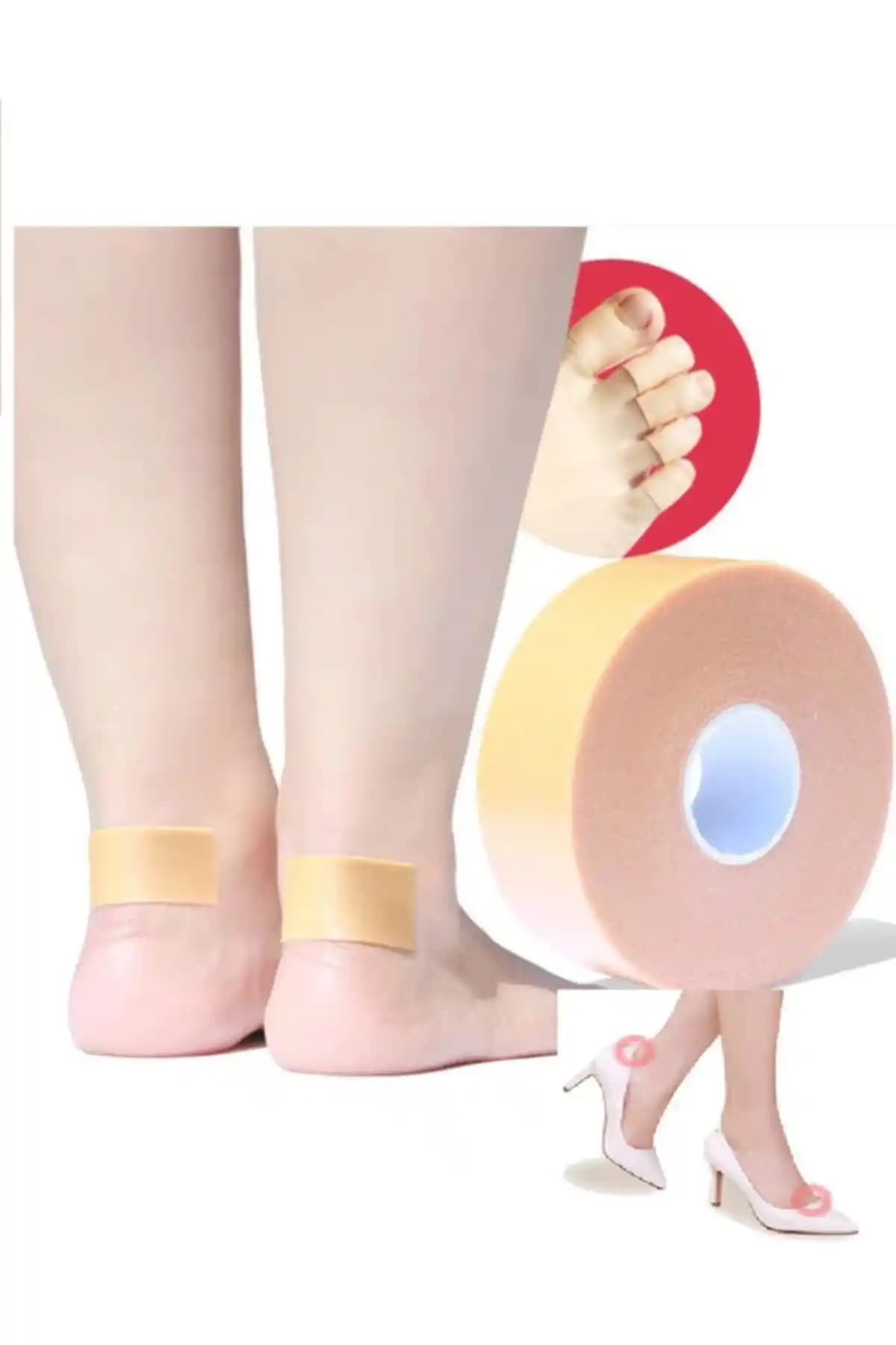 Ayak Sağlığını Koruyan 5 Metre Topuk ve Yan Parmak Koruyucu Bant Jeli Ürün Tanıtımı